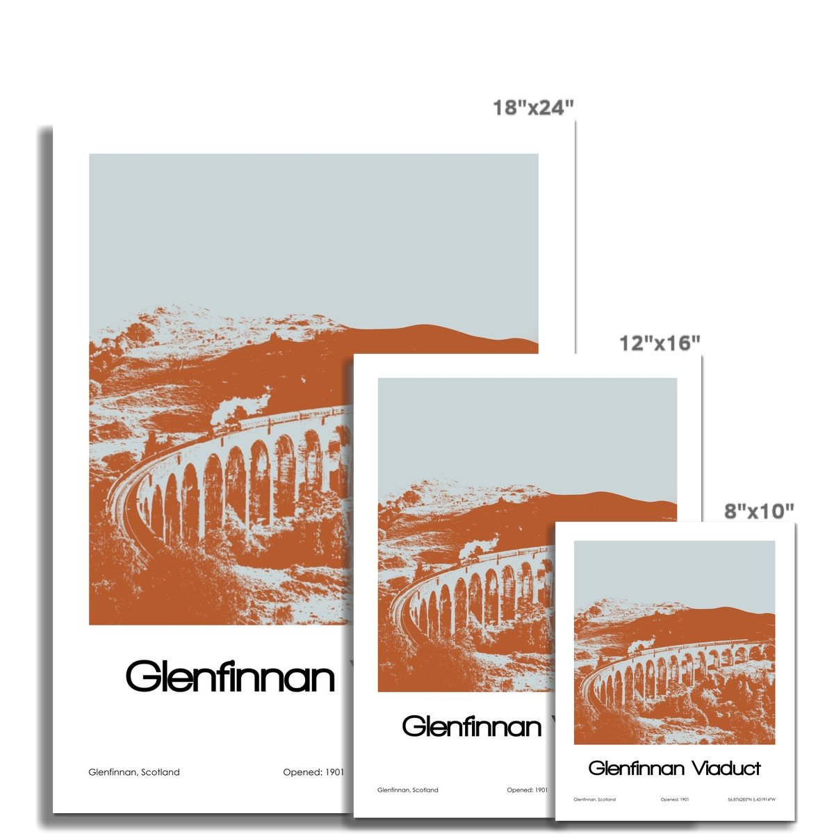 Glenfinnan Viaduct Poster Art