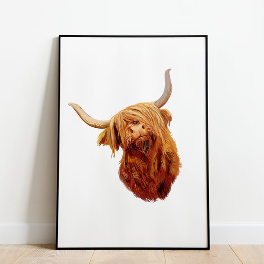 Highland Cattle Art #3