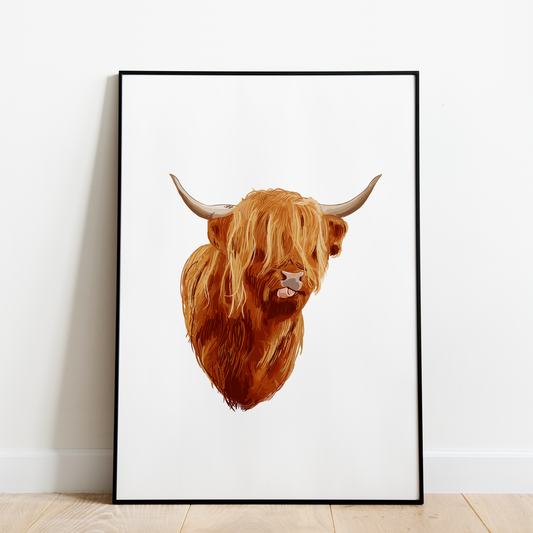 Highland Cattle Art #1