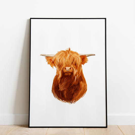 Highland Cattle Art #2