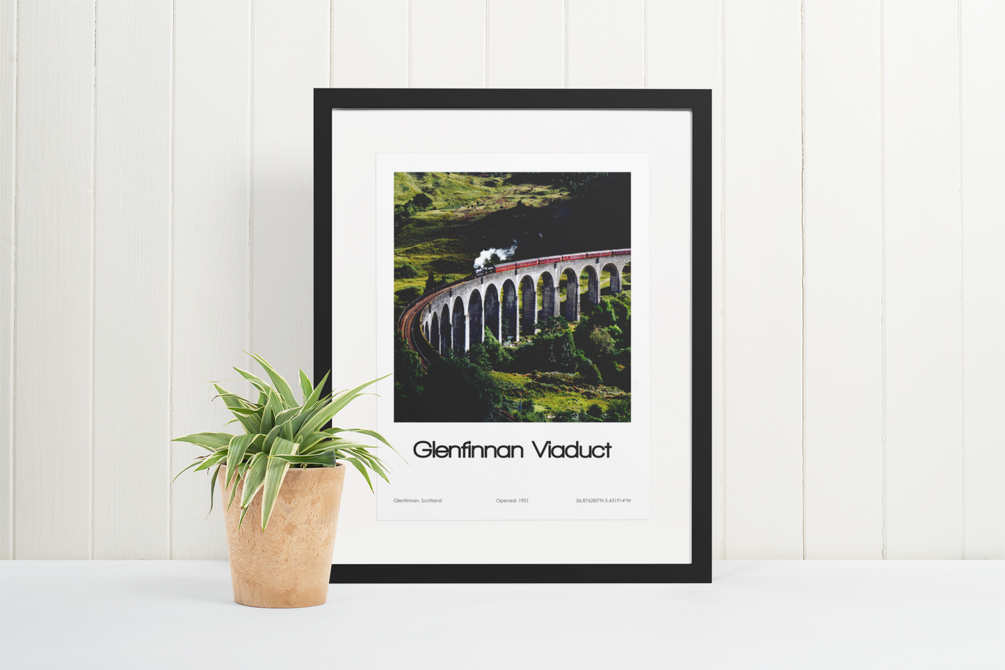 Glenfinnan Viaduct Poster (Coloured Photo)