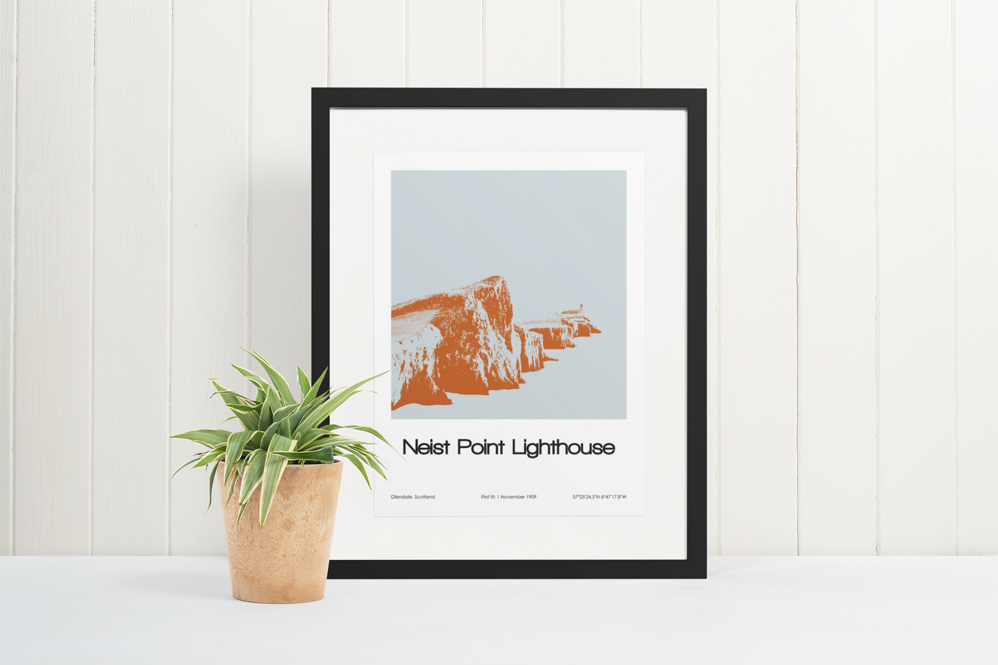 Neist Point Lighthouse Poster Art