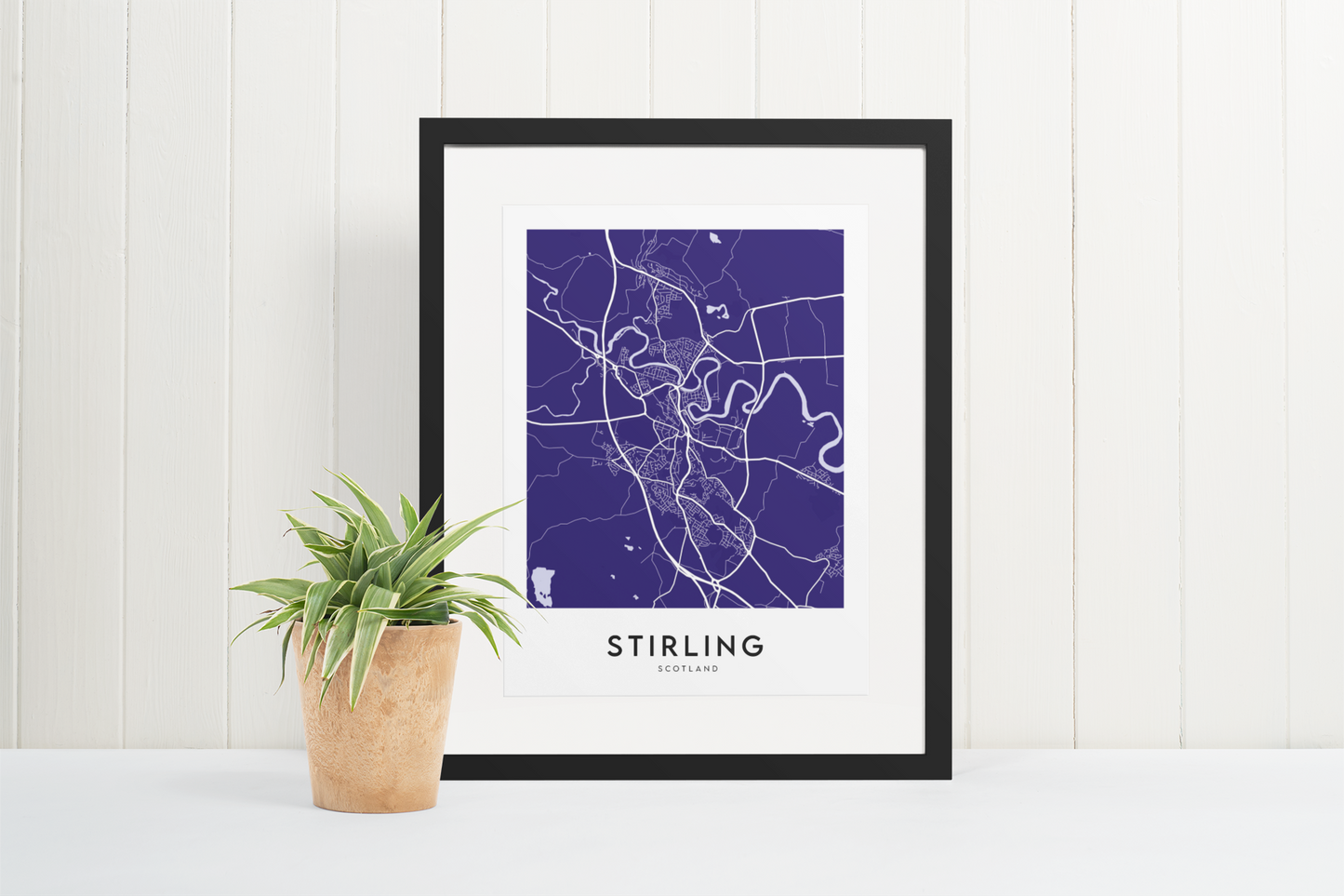 Stirling Map (Coloured)