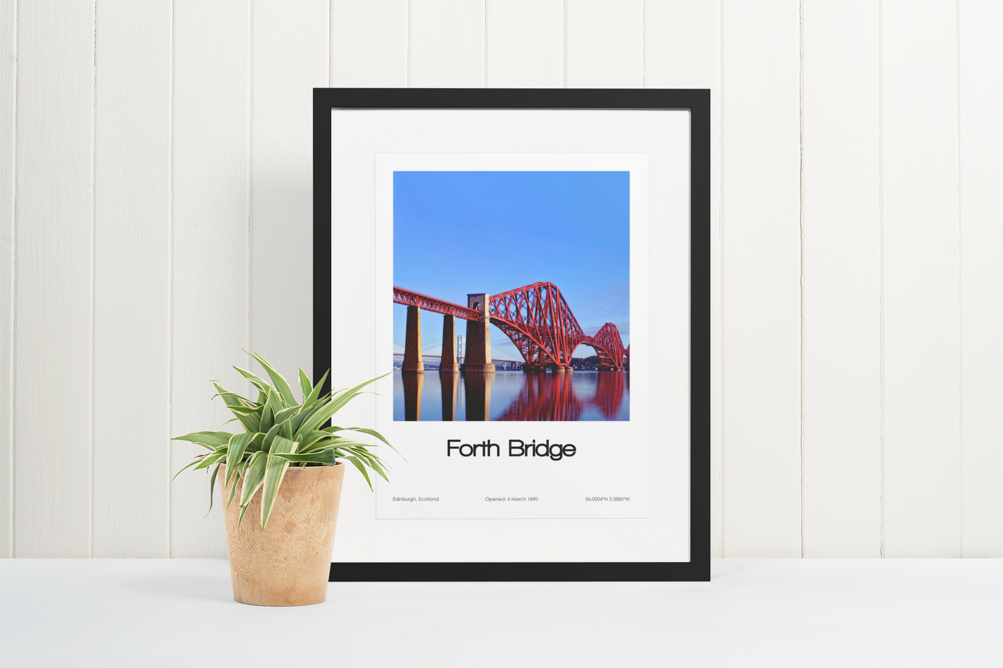 Forth Bridge Poster (Coloured Photo)