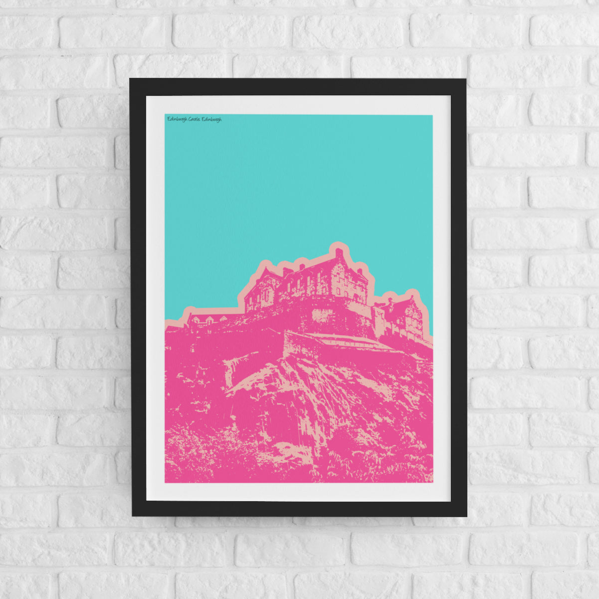 Edinburgh Castle - Pop Colour Art