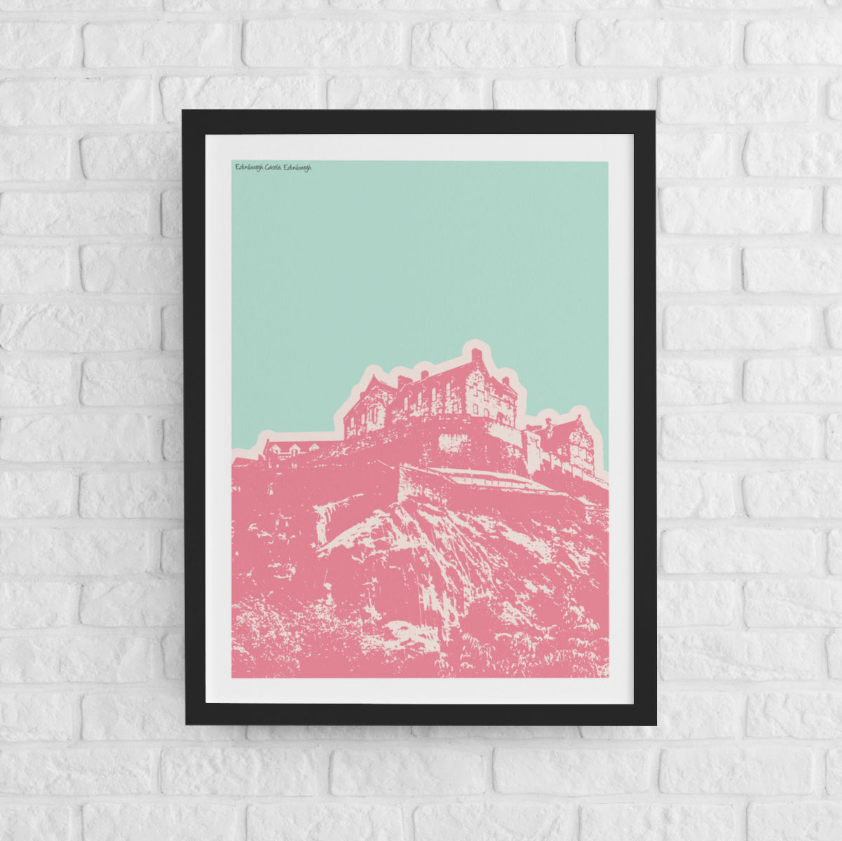 Edinburgh Castle - Pop Colour Art