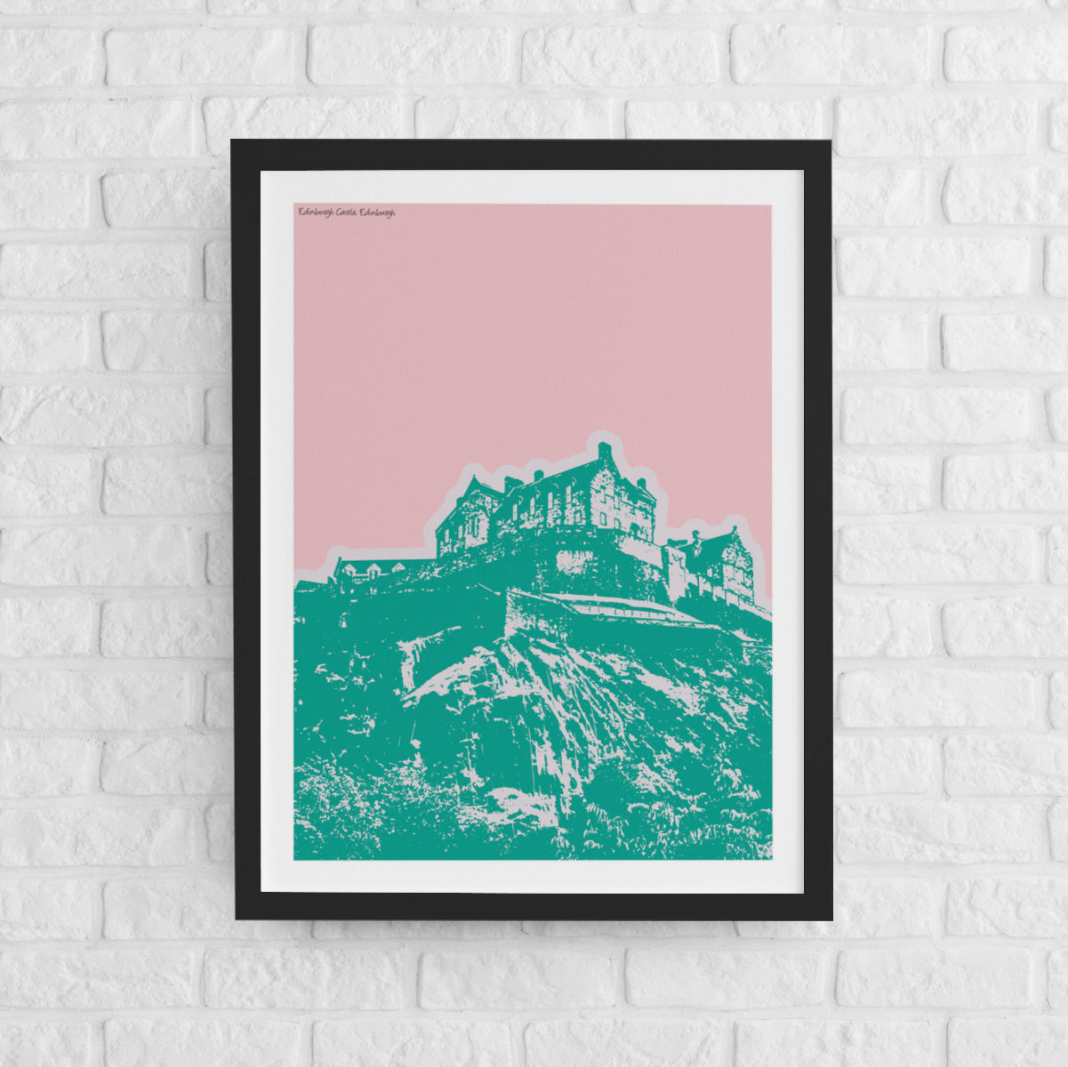 Edinburgh Castle - Pop Colour Art