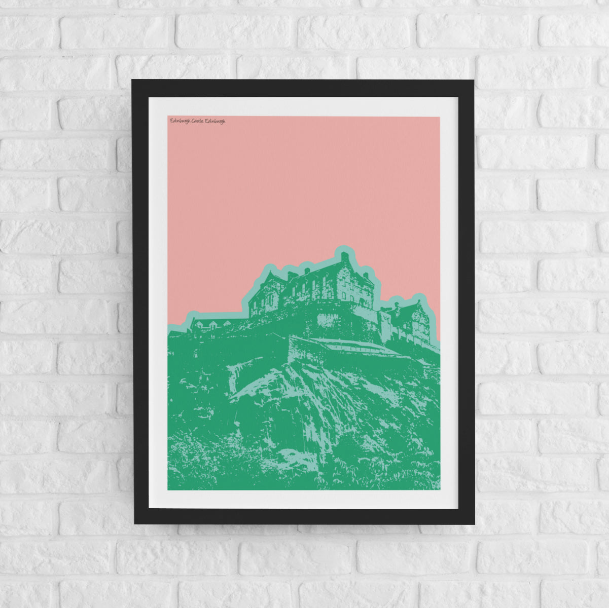 Edinburgh Castle - Pop Colour Art