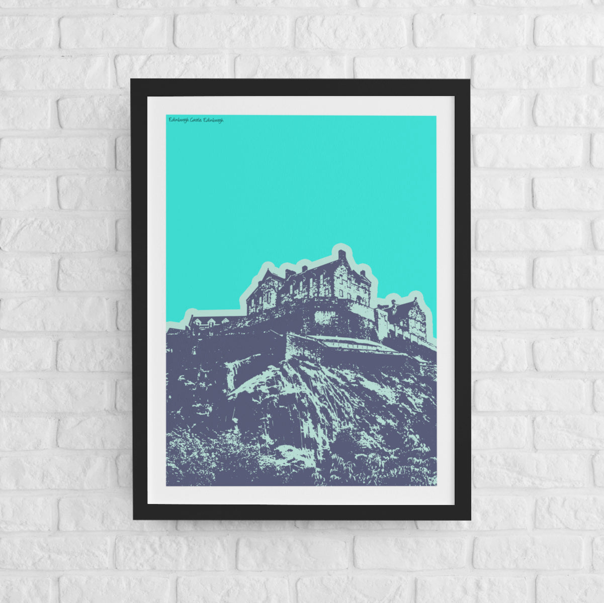 Edinburgh Castle - Pop Colour Art