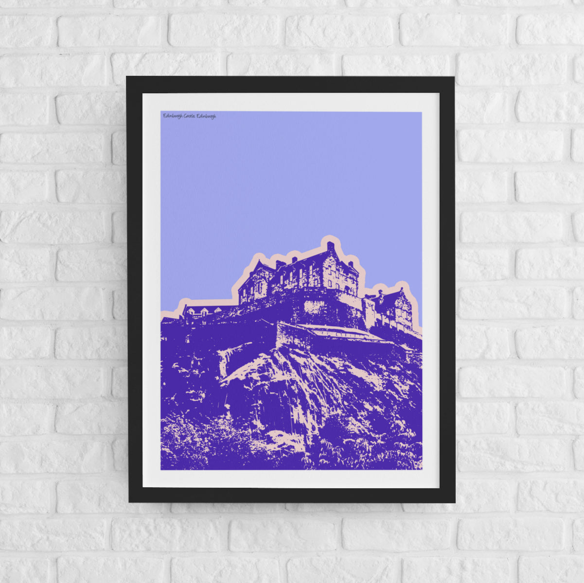 Edinburgh Castle - Pop Colour Art