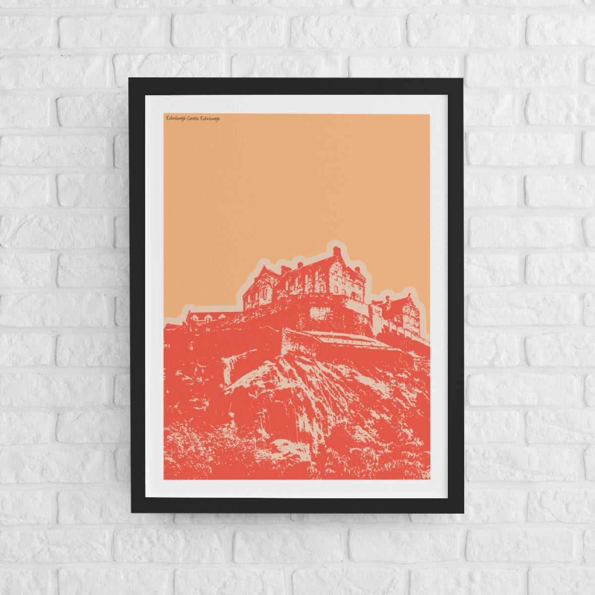 Edinburgh Castle - Pop Colour Art