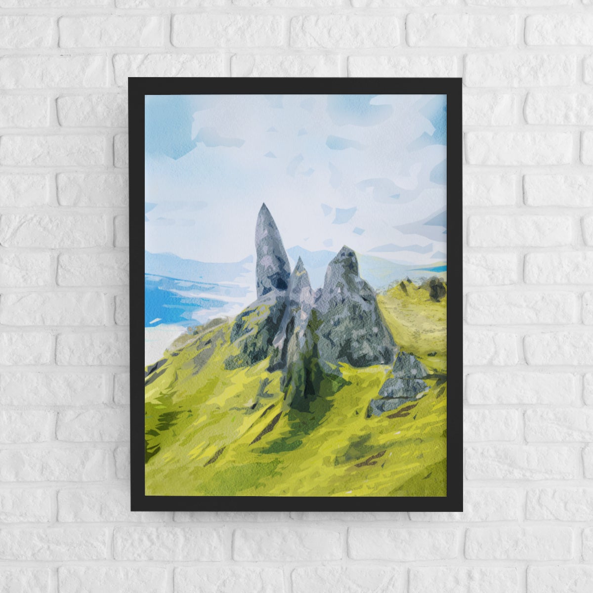 The Old Man of Storr - Watercolor Art