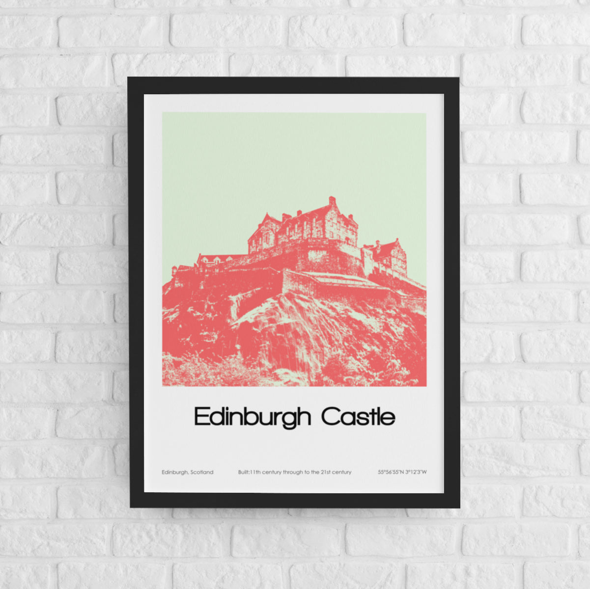 Edinburgh Castle Poster Art