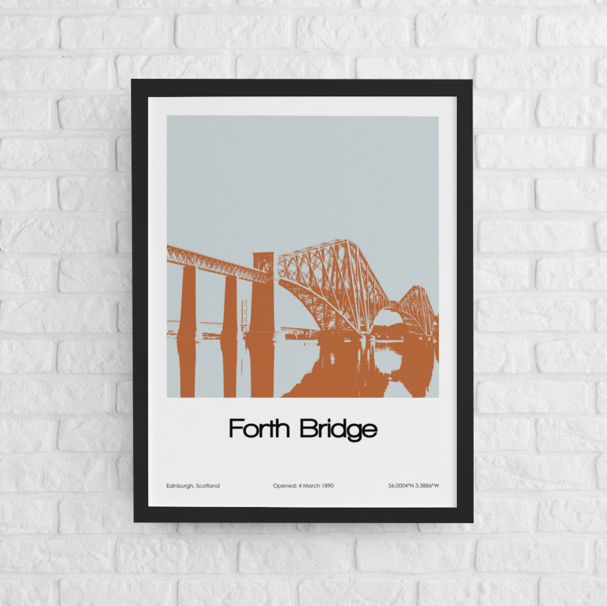 Forth Bridge Poster Art