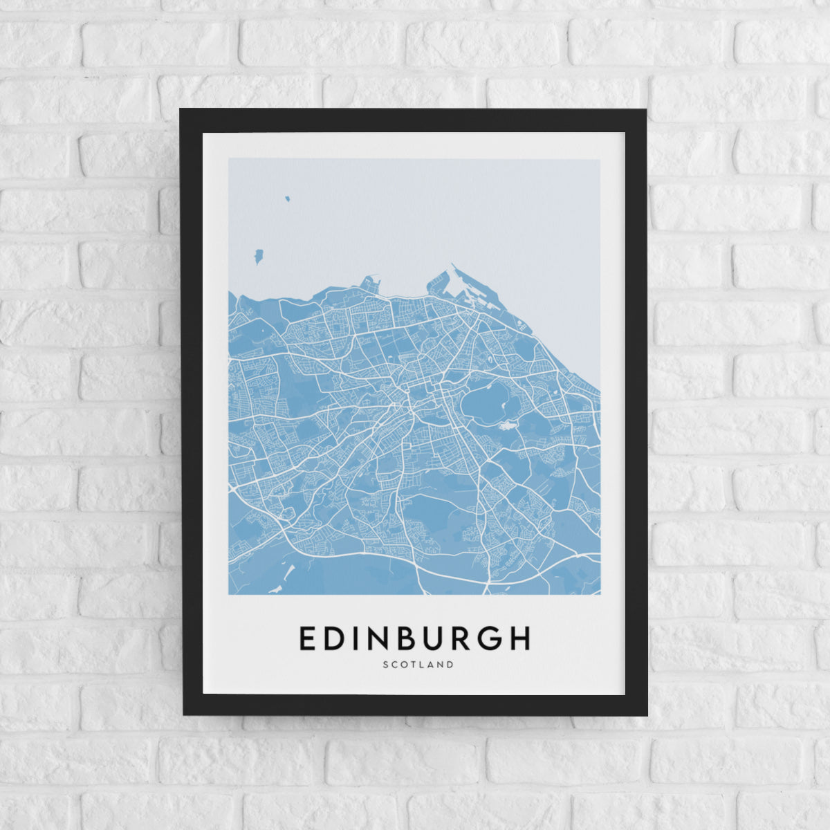 Edinburgh Map (Coloured)