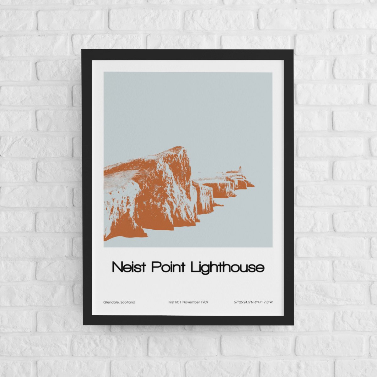 Neist Point Lighthouse Poster Art