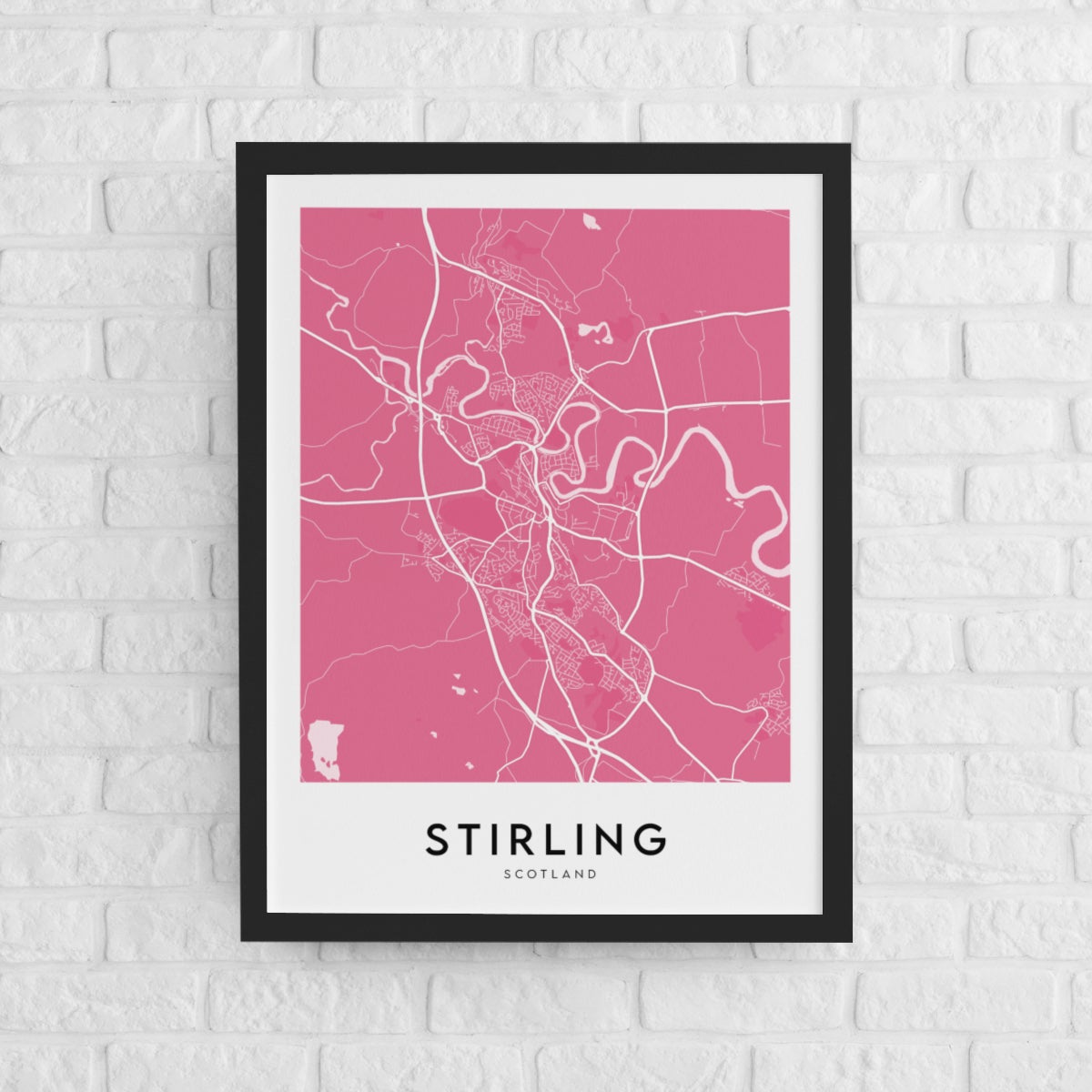 Stirling Map (Coloured)