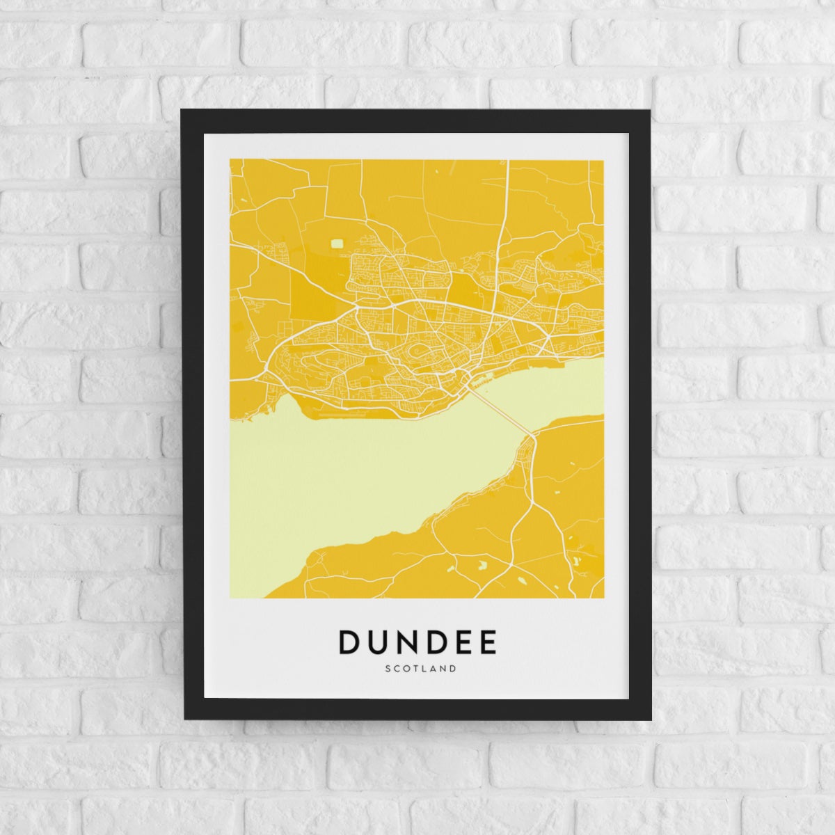 Dundee Map (Coloured)