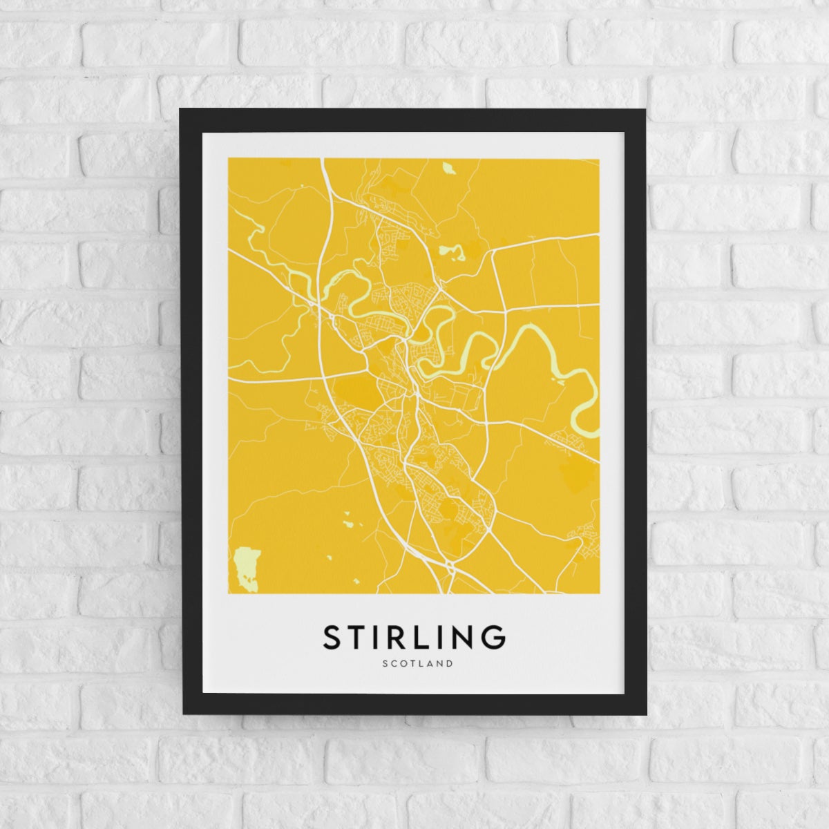 Stirling Map (Coloured)