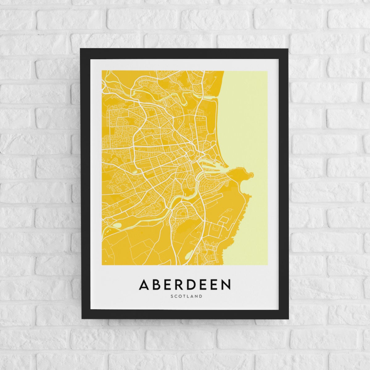 Aberdeen Map (Coloured)