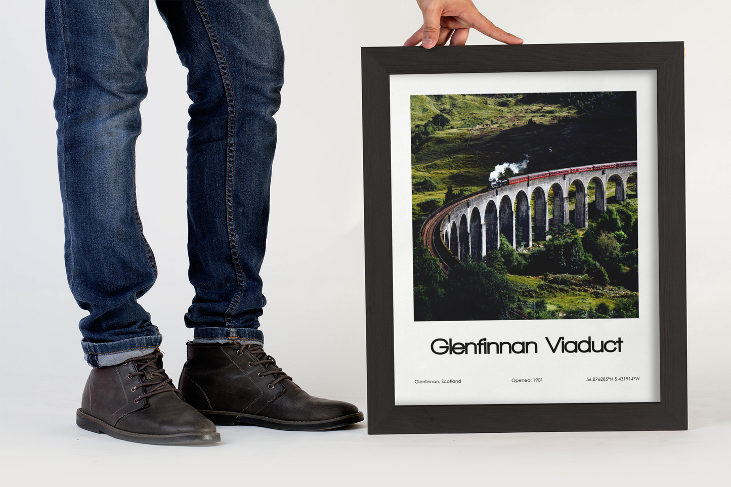 Glenfinnan Viaduct Poster (Coloured Photo)