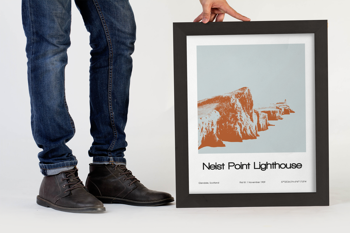 Neist Point Lighthouse Poster Art