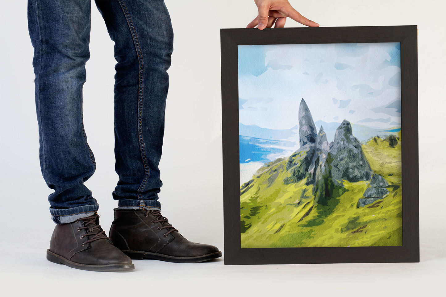 The Old Man of Storr - Watercolor Art