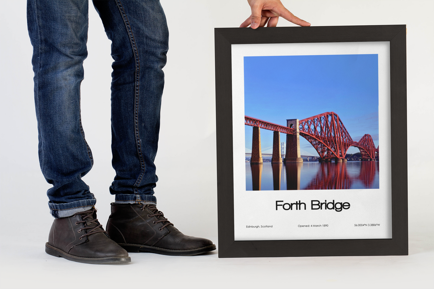 Forth Bridge Poster (Coloured Photo)