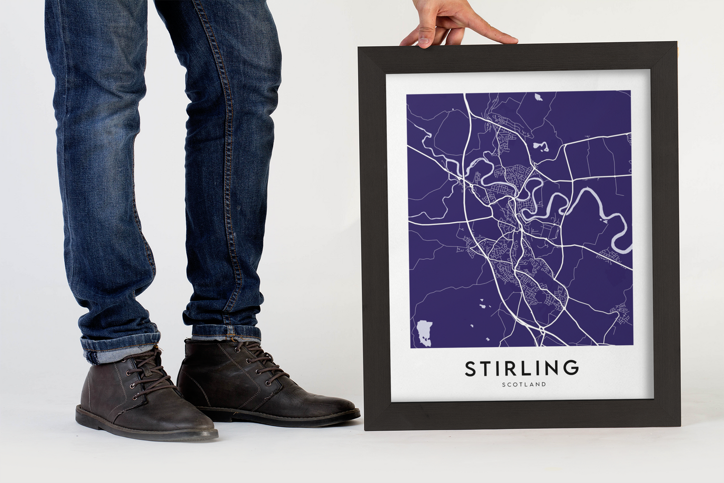 Stirling Map (Coloured)