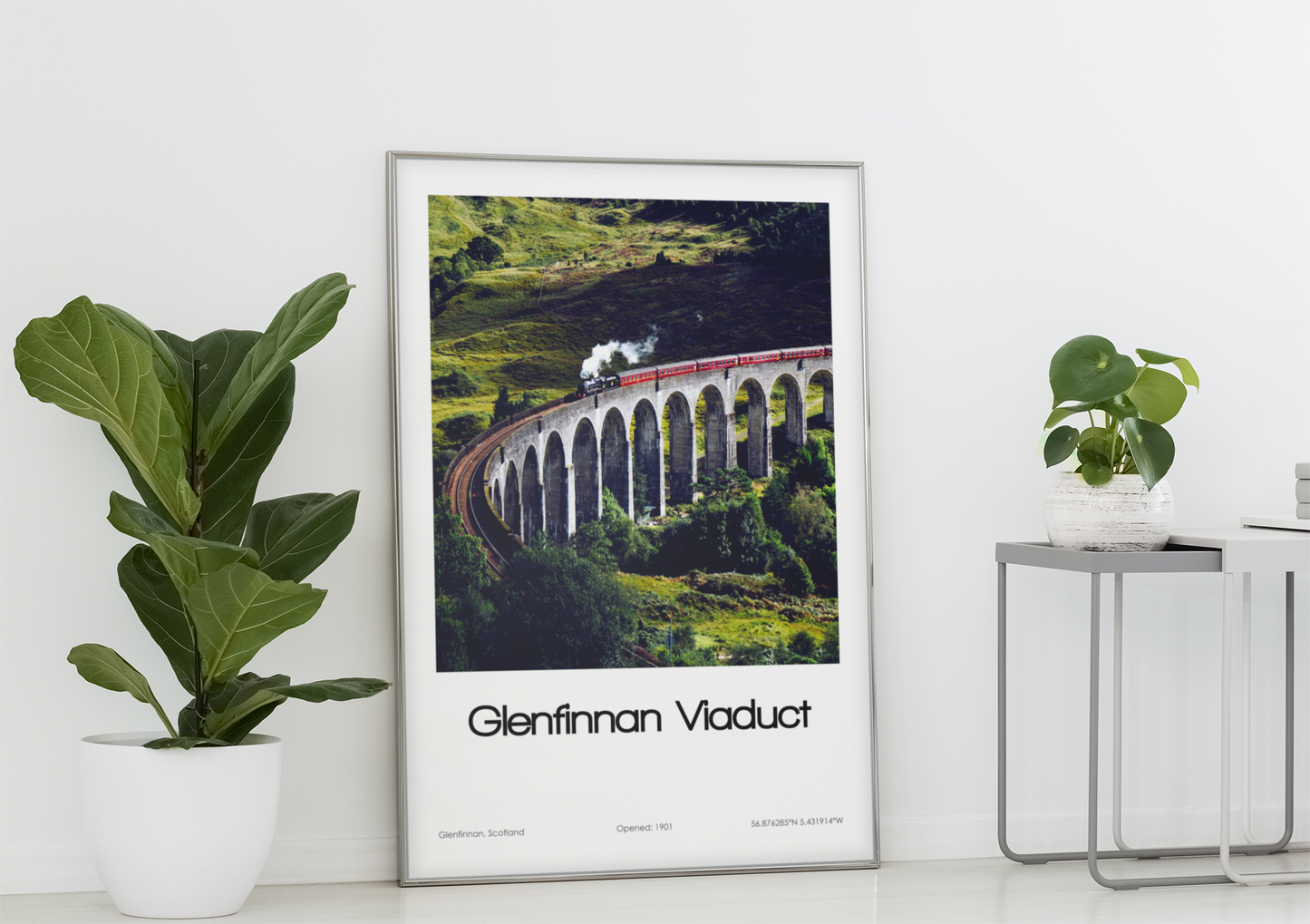 Glenfinnan Viaduct Poster (Coloured Photo)