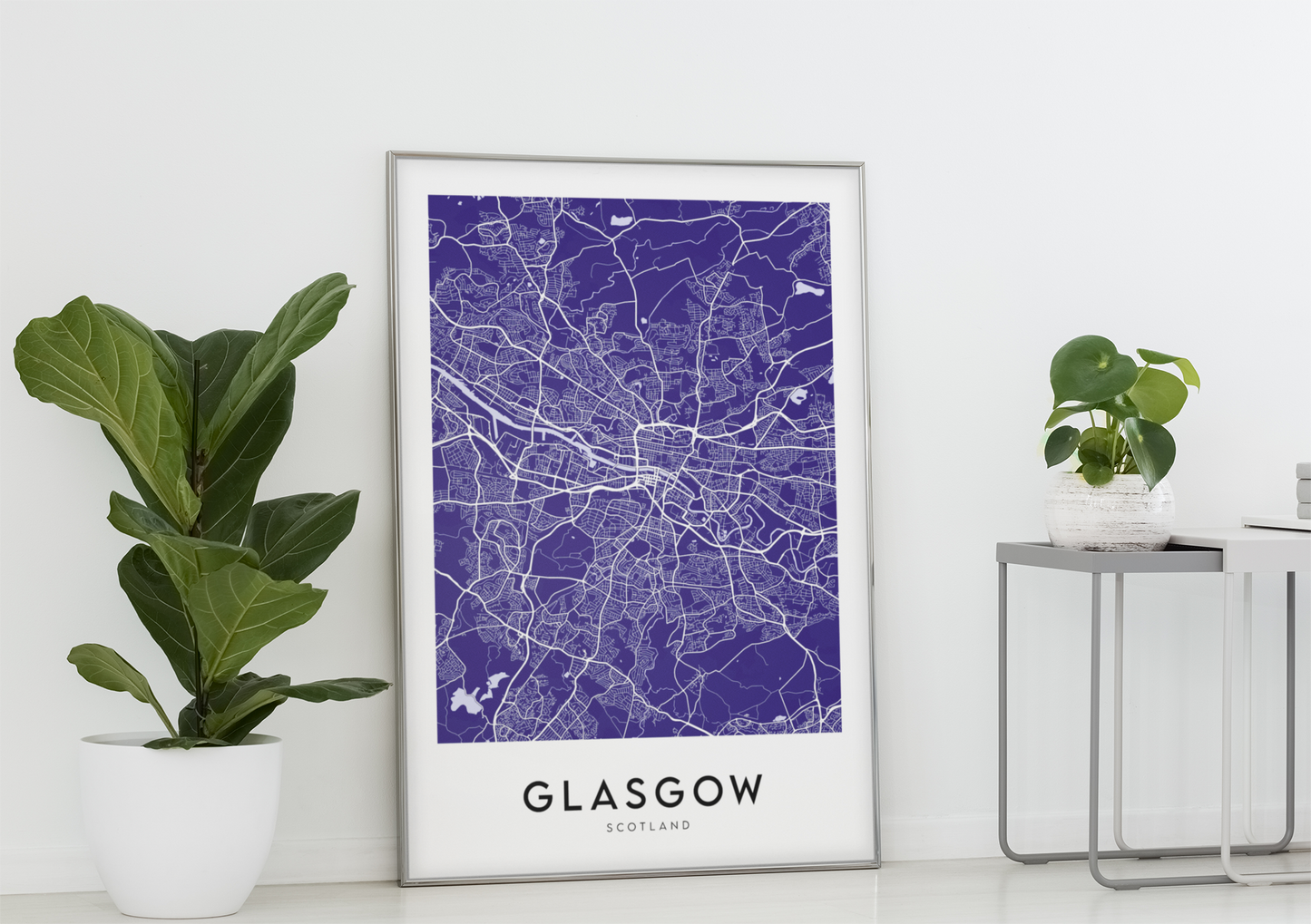 Glasgow Map (Coloured)