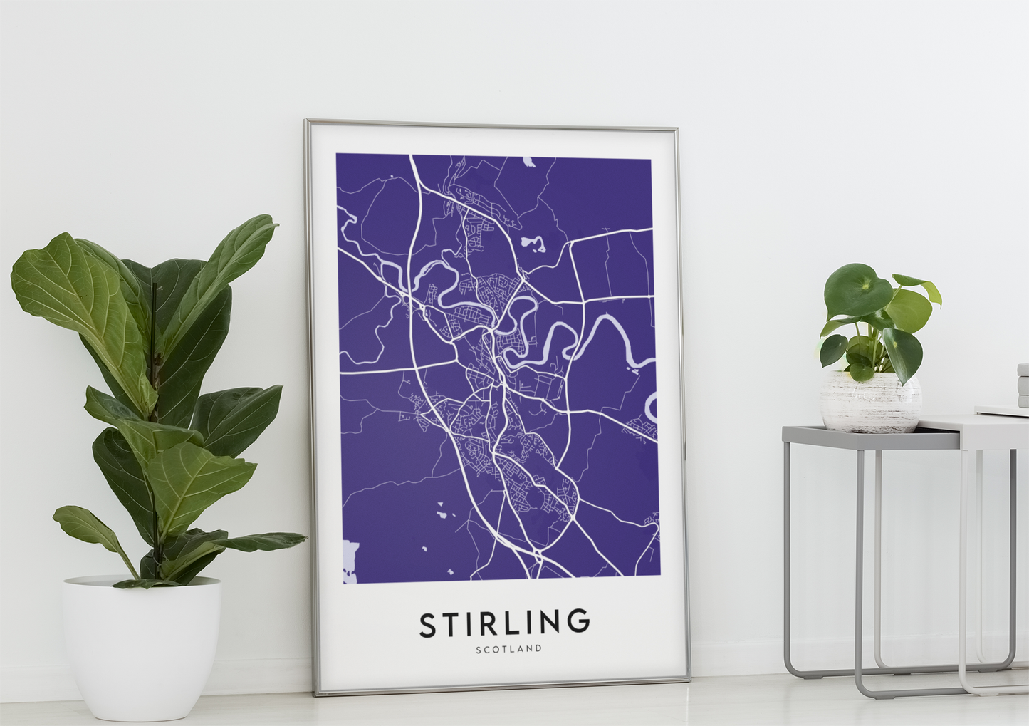 Stirling Map (Coloured)