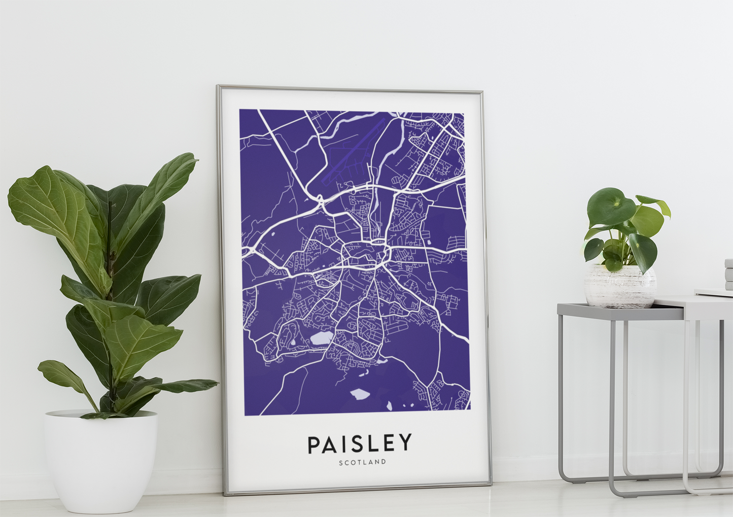 Paisley Map (Coloured)