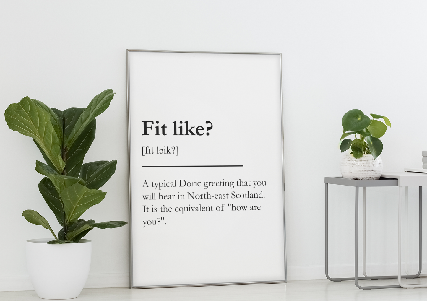 "Fit like?" - Scottish Slang