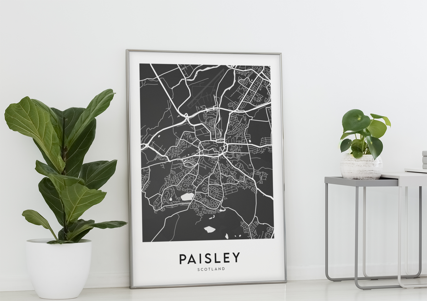 Paisley Map (Black)