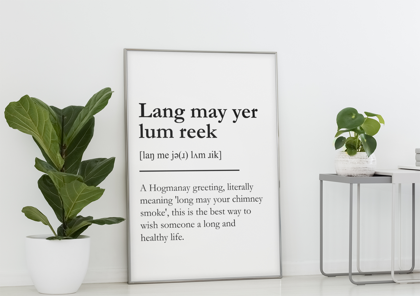"Lang may yer lum reek" - Scottish Slang