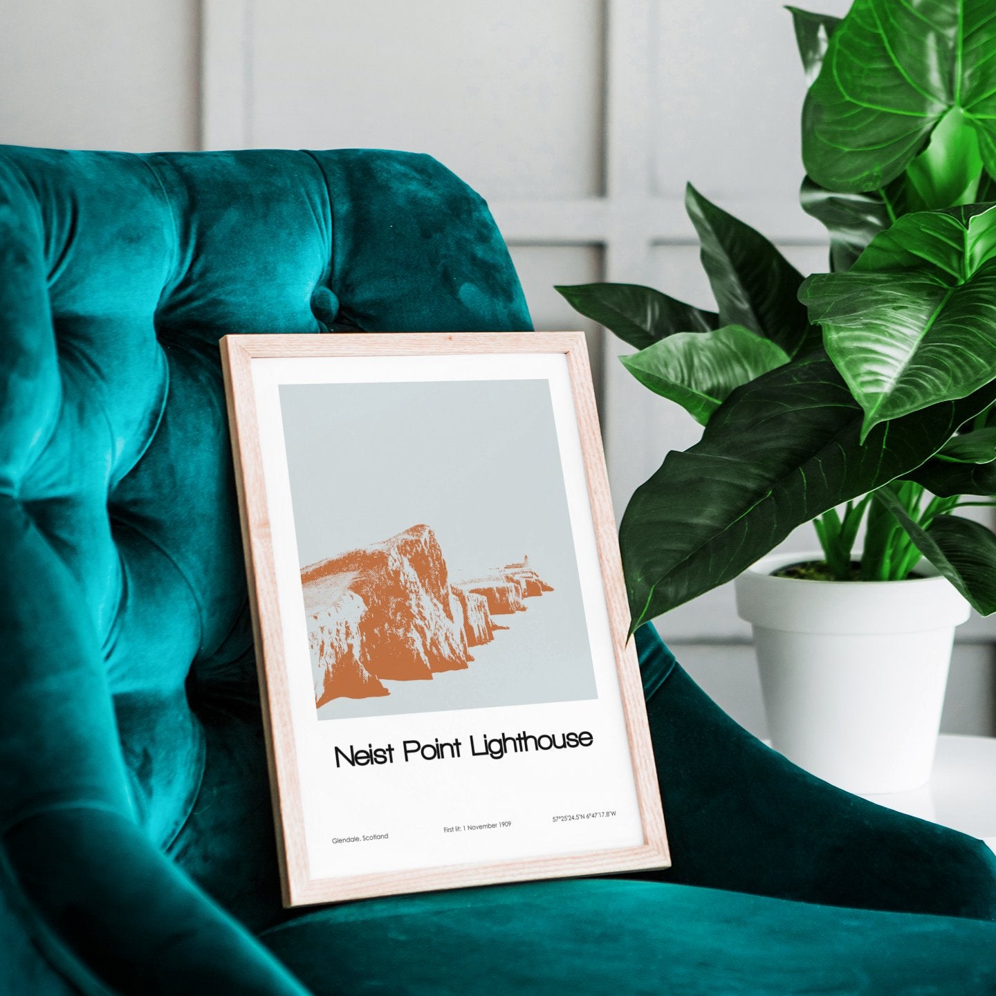 Neist Point Lighthouse Poster Art