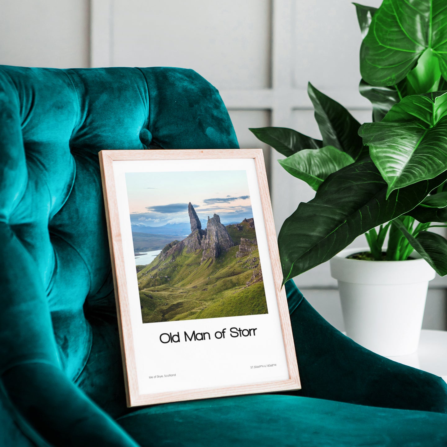 Old Man of Storr Poster (Coloured Photo)