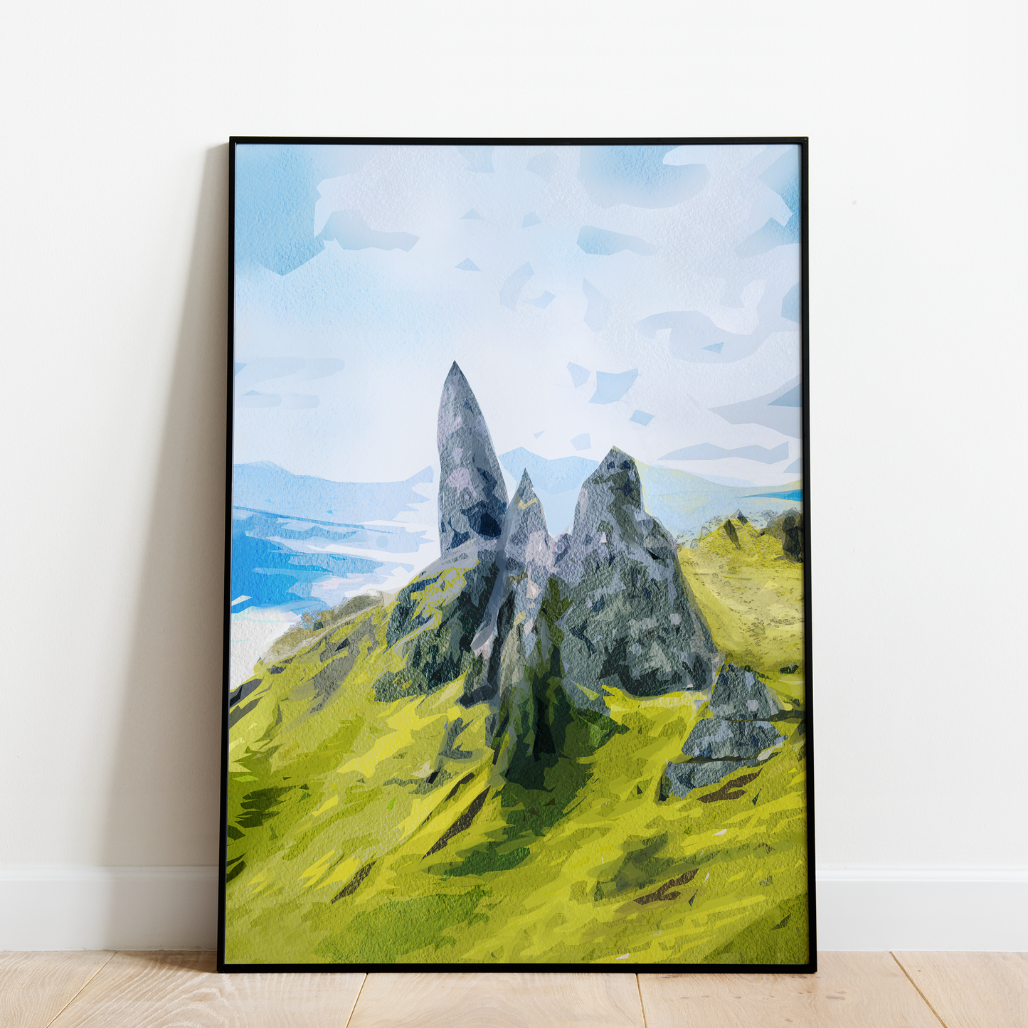 The Old Man of Storr - Watercolor Art