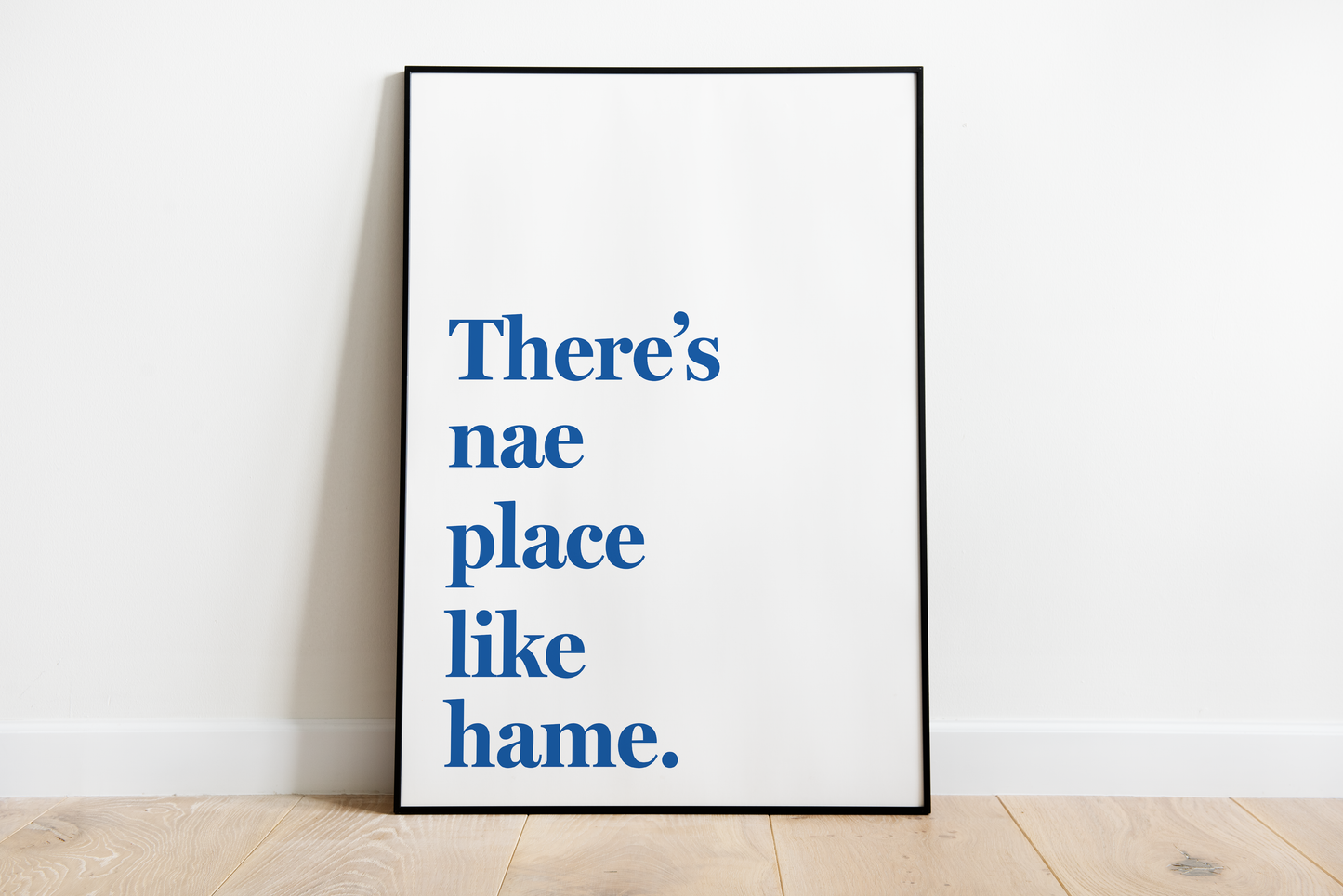 "There's nae place like hame" (Colourful)